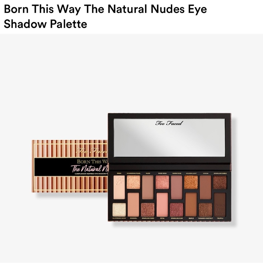 Too Faced Natural Nudes Eyeshadow Palette
